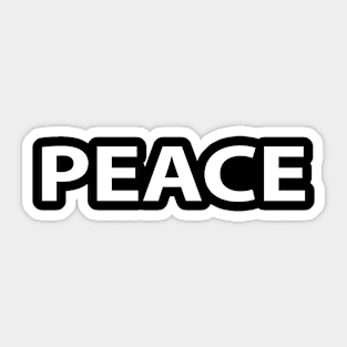 Peace Cool Inspirational Christian Sticker